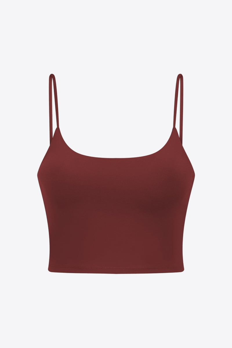 Millennia Feel Like Skin Scoop Neck Sports Cami