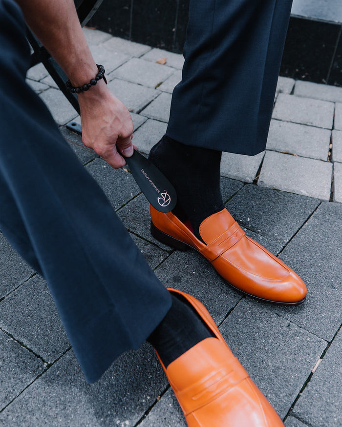 green emerald velvet dress Men Dress shoes- Deste Rose Gold – By Day Fashion main image 0