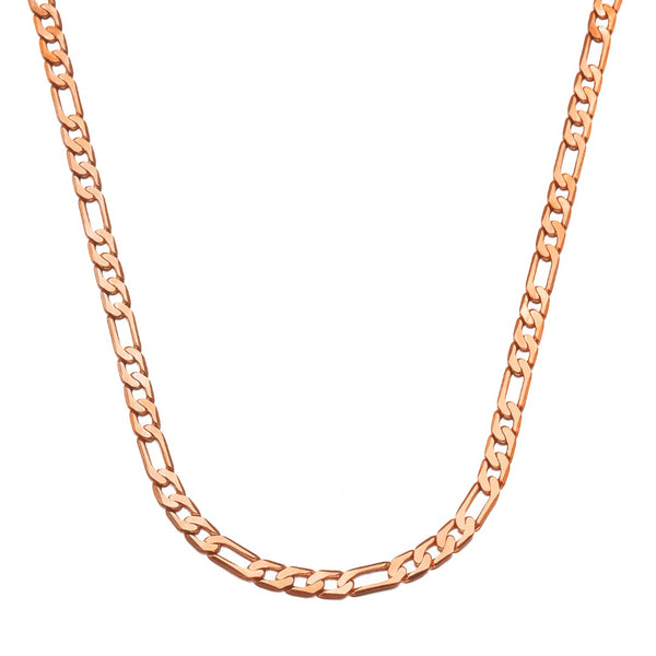 Figaro Chain - Rose Gold - RoseGold Apparel
