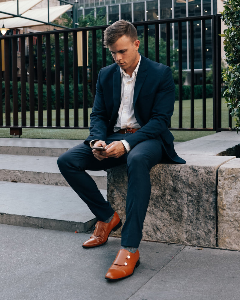 monk strap dress shoes Malcolm Monk Strap Blake Welt Dress Shoes