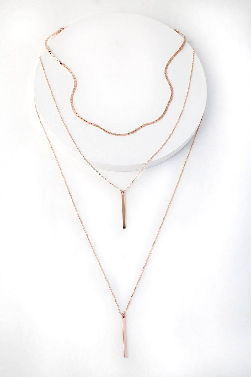 Emily Collection Layered Choker Necklace.