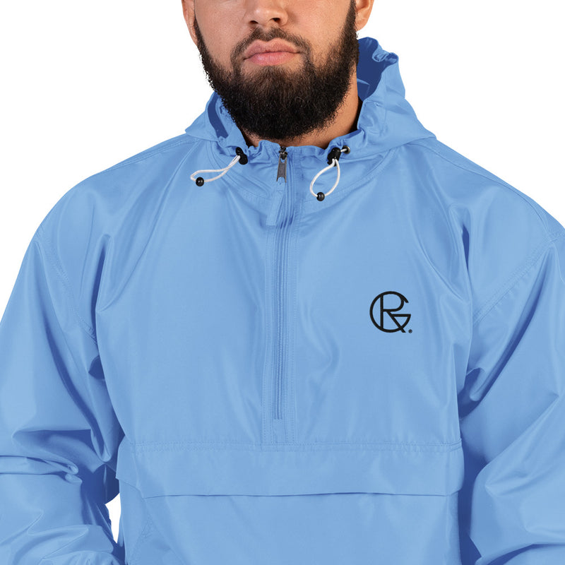 Embroidered RG/Champion Packable Jacket - RoseGold Apparel