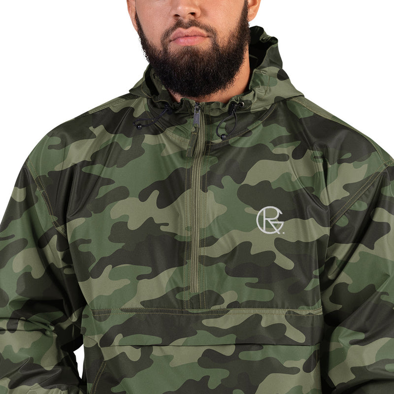 Embroidered RG/Champion Packable Jacket - RoseGold Apparel