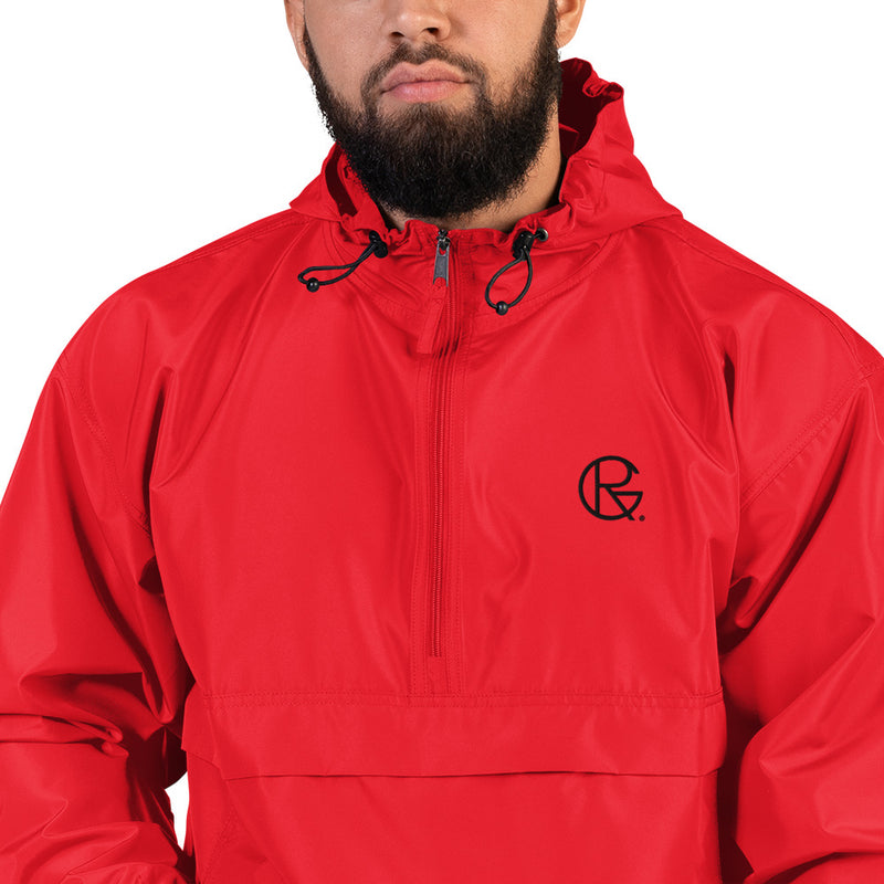 Embroidered RG/Champion Packable Jacket - RoseGold Apparel