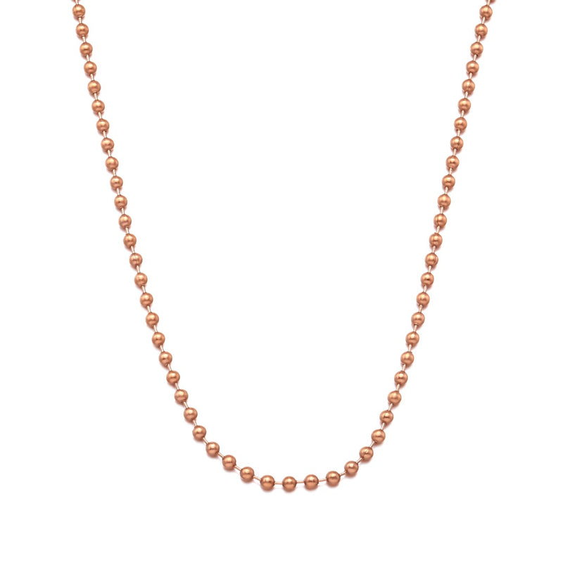 Bead Chain  - Rose Gold - RoseGold Apparel